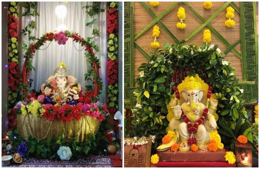 A Beautiful Ganesh Chaturthi Decoration for home in Your City | Delhi NCR