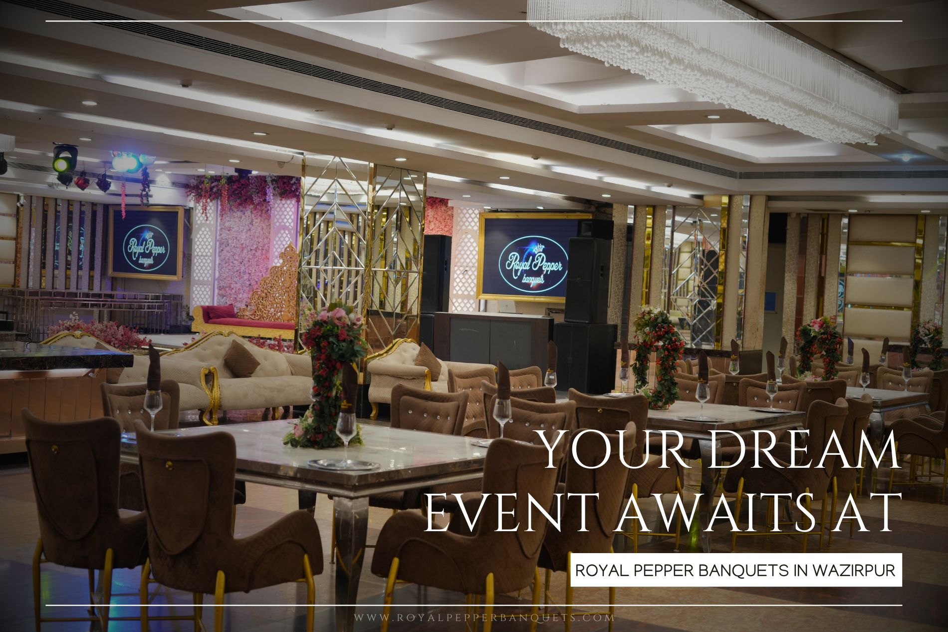 Dream Event Awaits at Royal Pepper Banquet halls in Wazirpur
